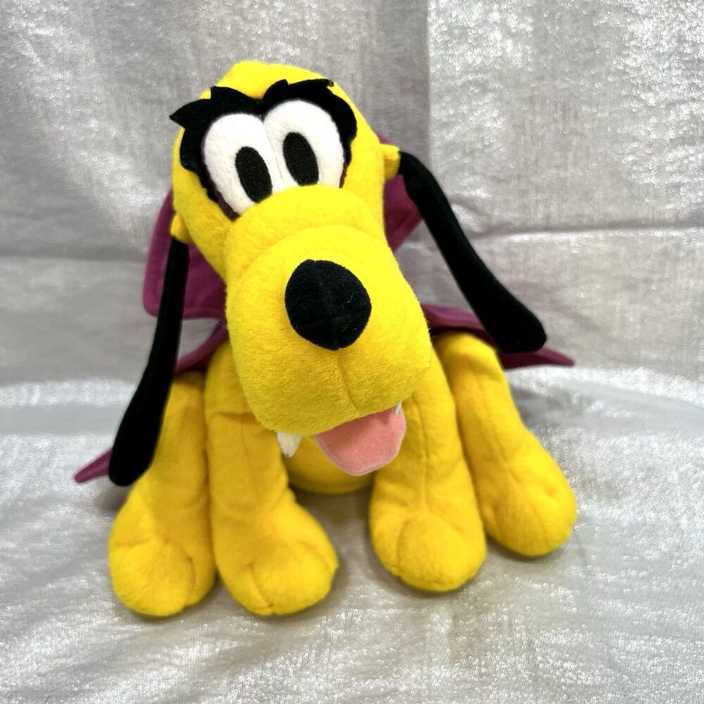 Disney Pluto Vampire/Dracula Animated Musical Dancing 9" Plush